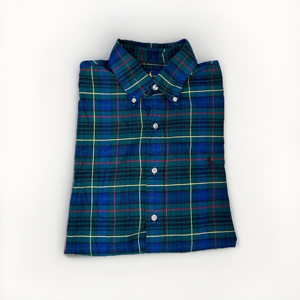 Ralph Lauren Blue Label Plaid Dress Shirt